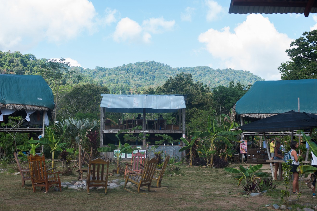 Interns live in communal, open-air structures called ranchos, arranged in a circle around the town square. (Emma Sarappo/Medill)